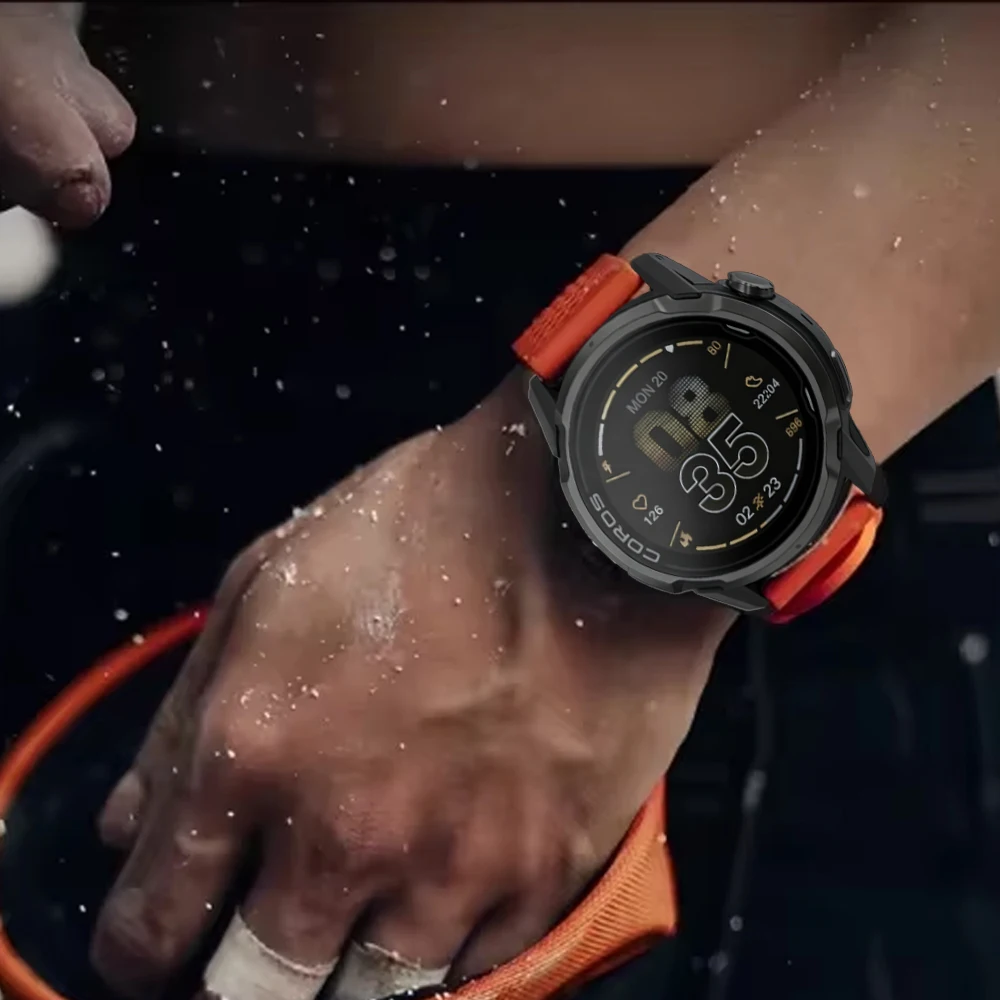 Breathable Silicone Sports Strap, 20mm/22mm, Universal Replacement Wristband