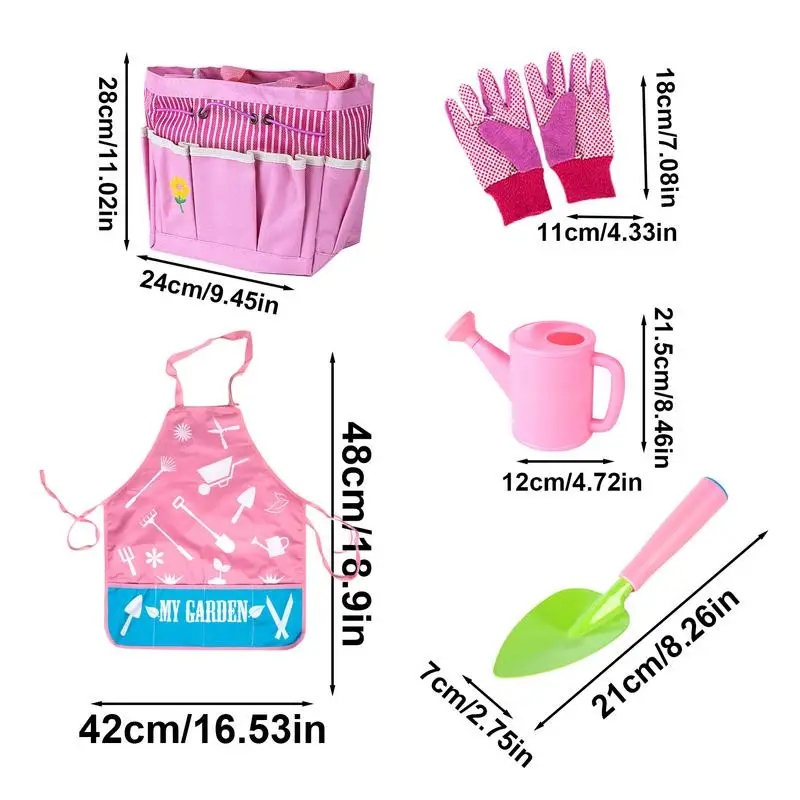 Kids Gardening Tool Set – 20-Piece Outdoor Play Kit 6