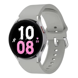 Official Silicone Strap - Premium Wristband for Samsung Watch4-5 (Seagull grey)