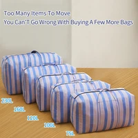 Large Capacity Storage Bag Clothes Organizers with Handle Nylon Luggage Packing Bag Moving Bag Waterproof Moisture-proof 2