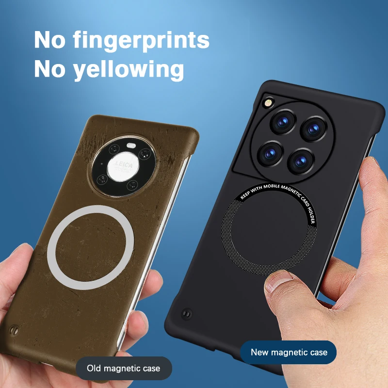 Sleek Frameless Magnetic Wireless Charging Phone Case