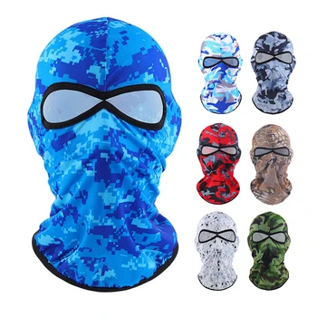 Tactical Camouflage Full Face Shield Outdoor Cycling Ski Mask Sport Hat Hood Windproof Headscarf Caps Unisex 1