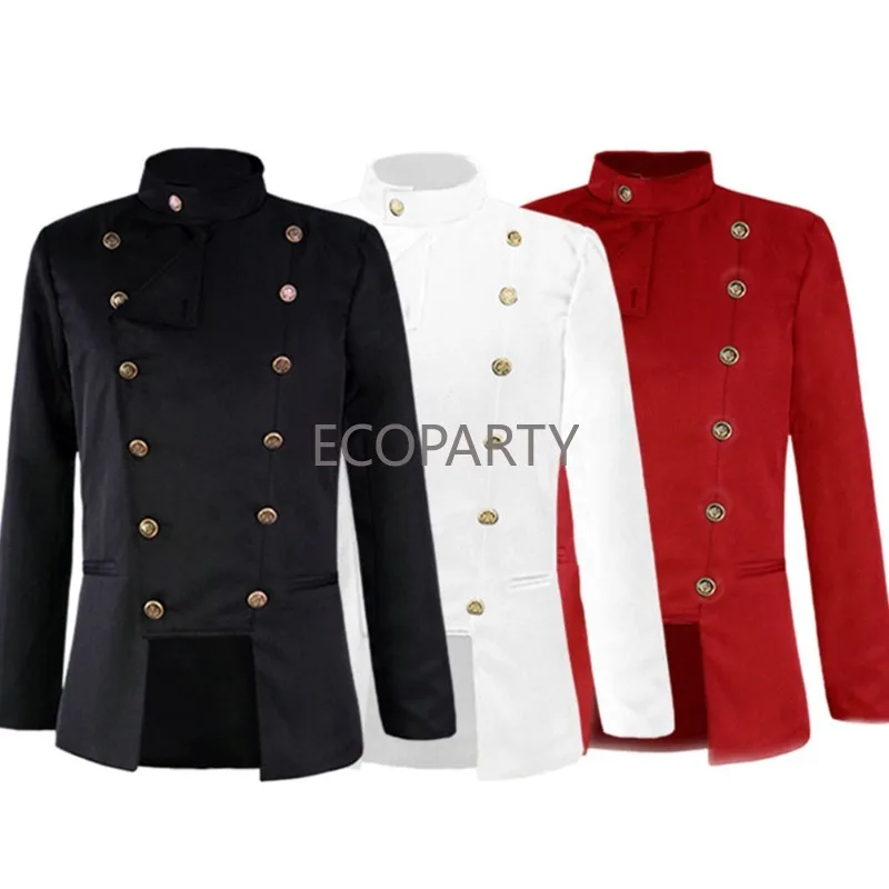 

European and American Men's Autumn Daily Stage Performance Dress Performance Men's Clothing Host Ceremonial Coat Suit Cosplay