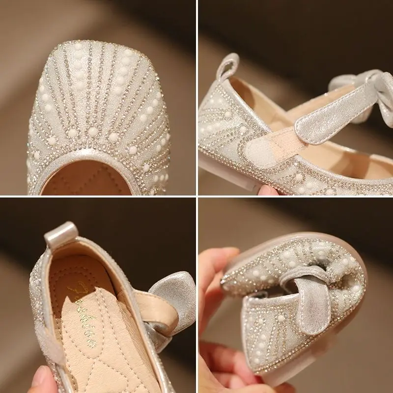 Leather Shoes Mary Jane Shoes Girls Shoes Soft Sole Princess Dance