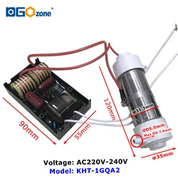 High-Output Quartz Tube Ozone Generator for Air and Water Purification (KHT-1GQA2)