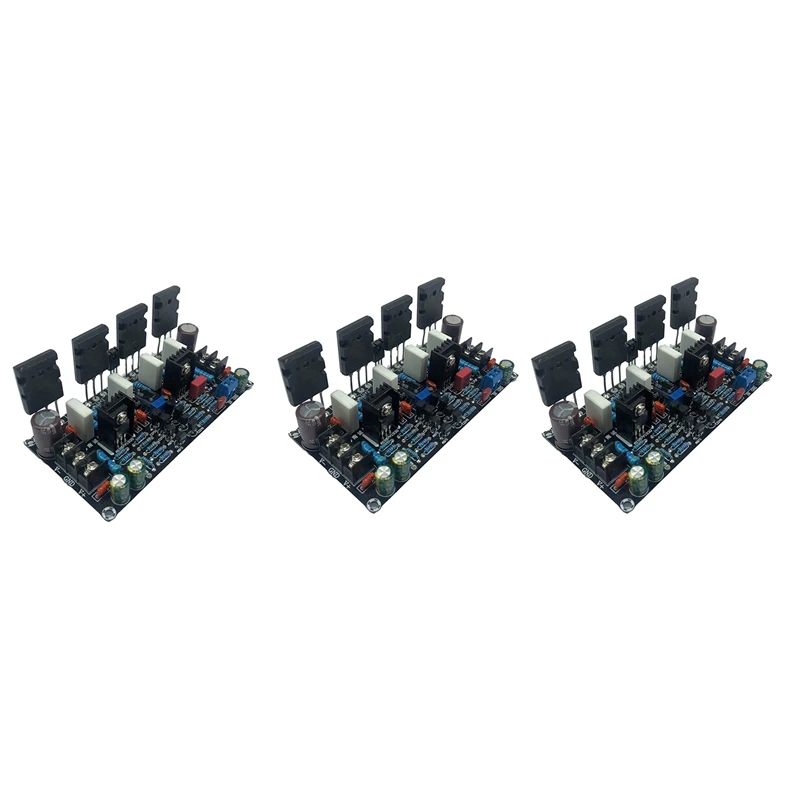 

3X Mono Power Amplifier Board 1943+5200 High Power 200W After Tube Amp Board