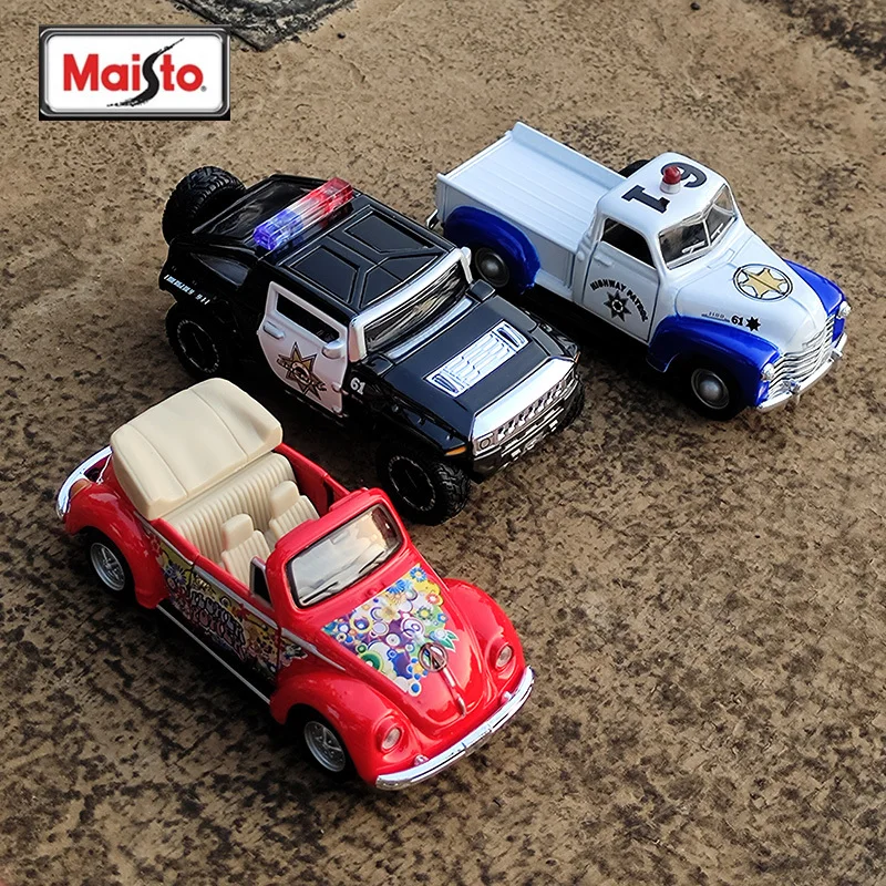 

Maisto НОВЫЙ 1:36 BMW MINI Dodge Ram Hummer HX Renault Clio V6 Beetle игрушечный автомобиль из сплава для подарки на день рождения ребенка