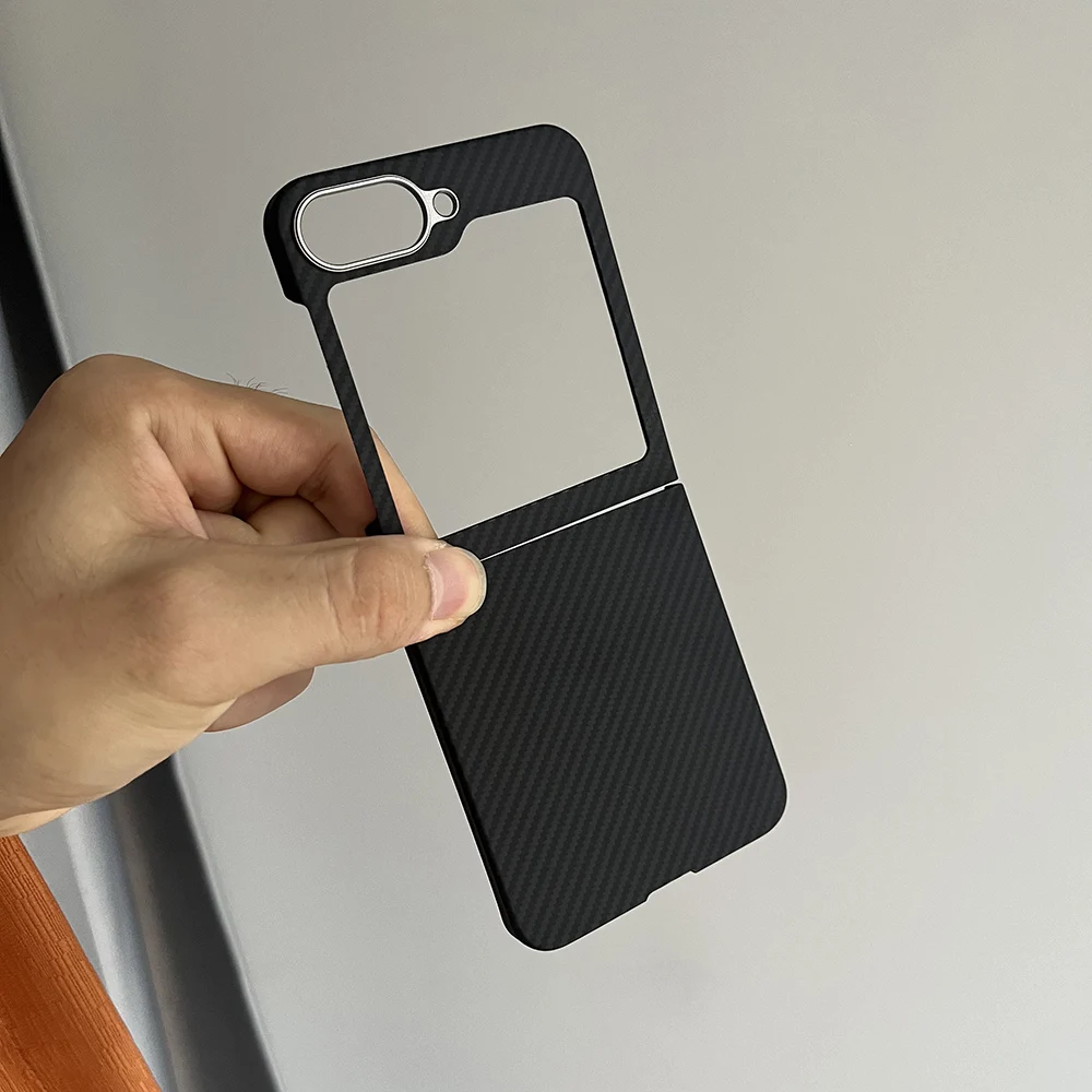 For Magsafe Magnetic Carbon fiber For Samsung Galaxy Z Flip 6  case Ultra Thin Aramid fiber cover for Samsung Galaxy Z Flip 6 2