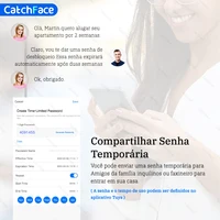 Fechadura inteligente para porta, brasil, tuya, voz portuguesa, fechadura eletrônica digital, wi-fi, aplicativo, senha de impressão digital, desbloqueio rfid para casa - Imagem 4