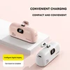 Xiaomi Mini 30000mAh Power Bank Built Cable Portable Mobile Phone Charger External Battery Capsule Powerbank For Type-C iPhone 3