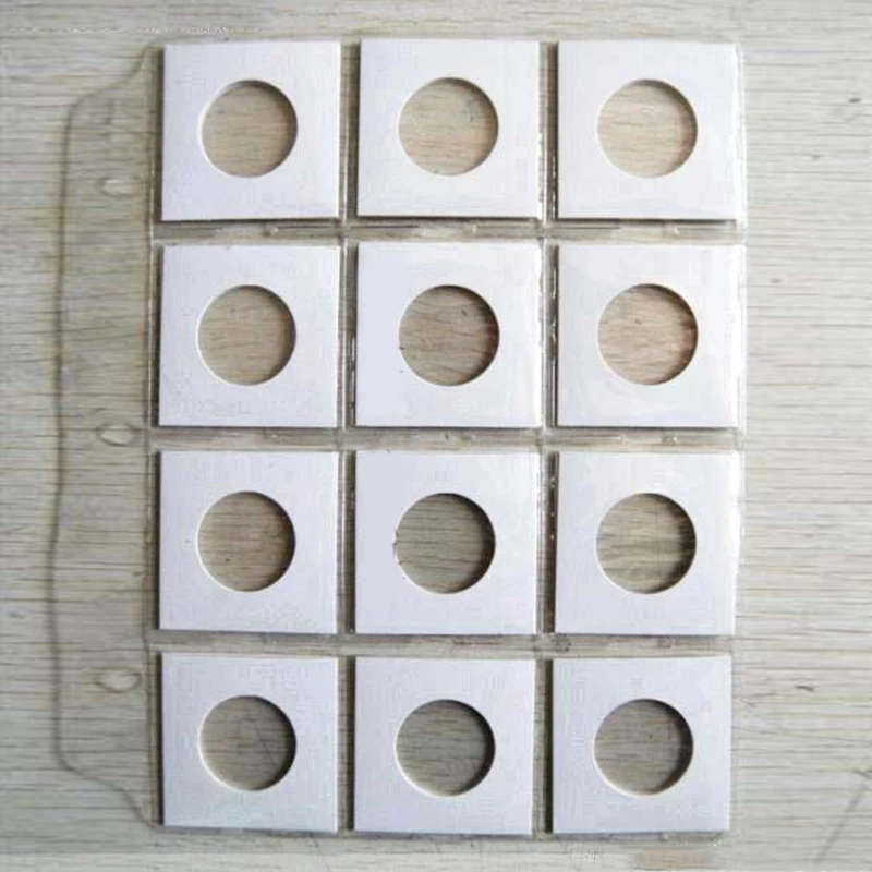 12 Specifications Square Cardboard Case Coin Album Collection Clip Flip Coin Holders Stamp Holder Cover Supplies Storage coin album