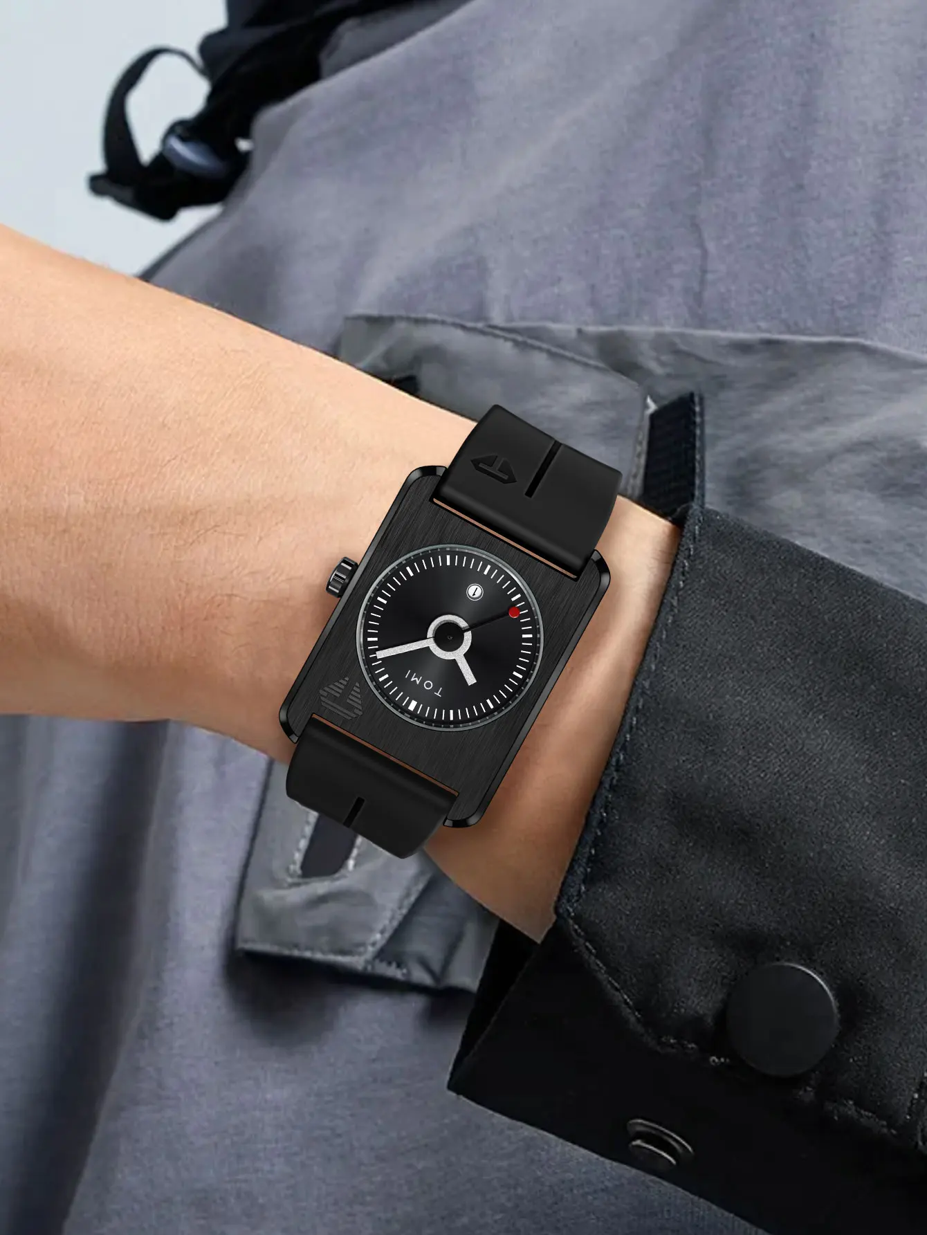 Men's fashion watches quartz watches square small dial wrist watches magnetic buckle watches simple leisure watches