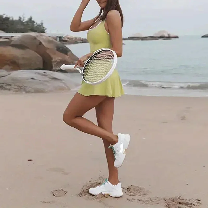 Tennis Golf Wear Dresses All in One Stretch Yoga Volleyball Sportwear Workout Running Fashion Women Training Clothes