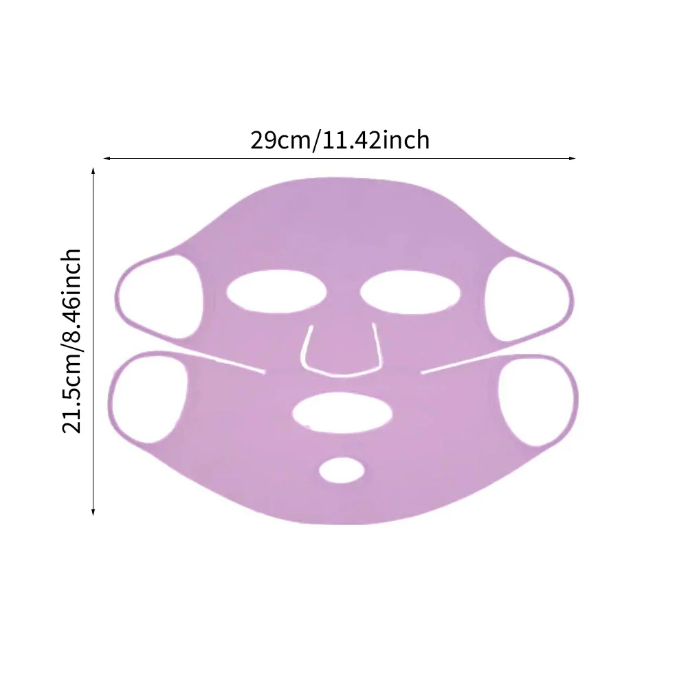 Masque Réutilisable en Silicone - Double Absorption, 21.5x29cm