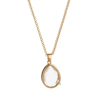 Petits cœurs océan mignons, à la mode et à la mode, peuvent être ouverts avec des colliers, pendentifs gouttelettes d'eau et petits articles 6