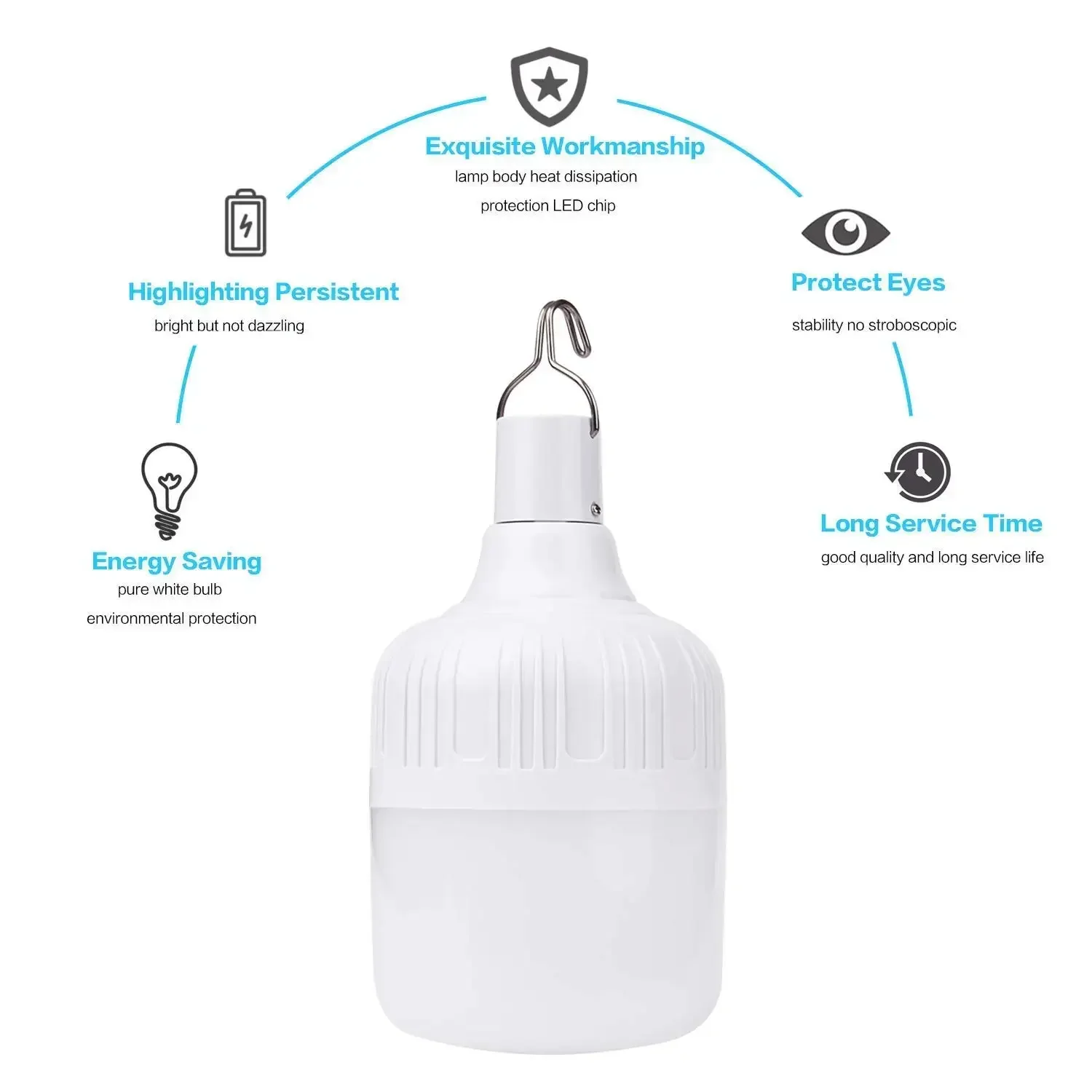 80W 120W 180W 320W LED Bulb Portable Lantern USB Rechargeable Camping Light for Home portable lanterns camping light camping lamp camping lantern emergency lights