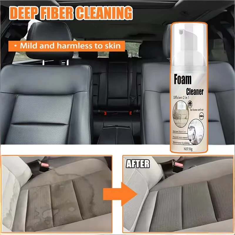 Multifunctional Foam Cleaner for Car Interiors and Leather Seats