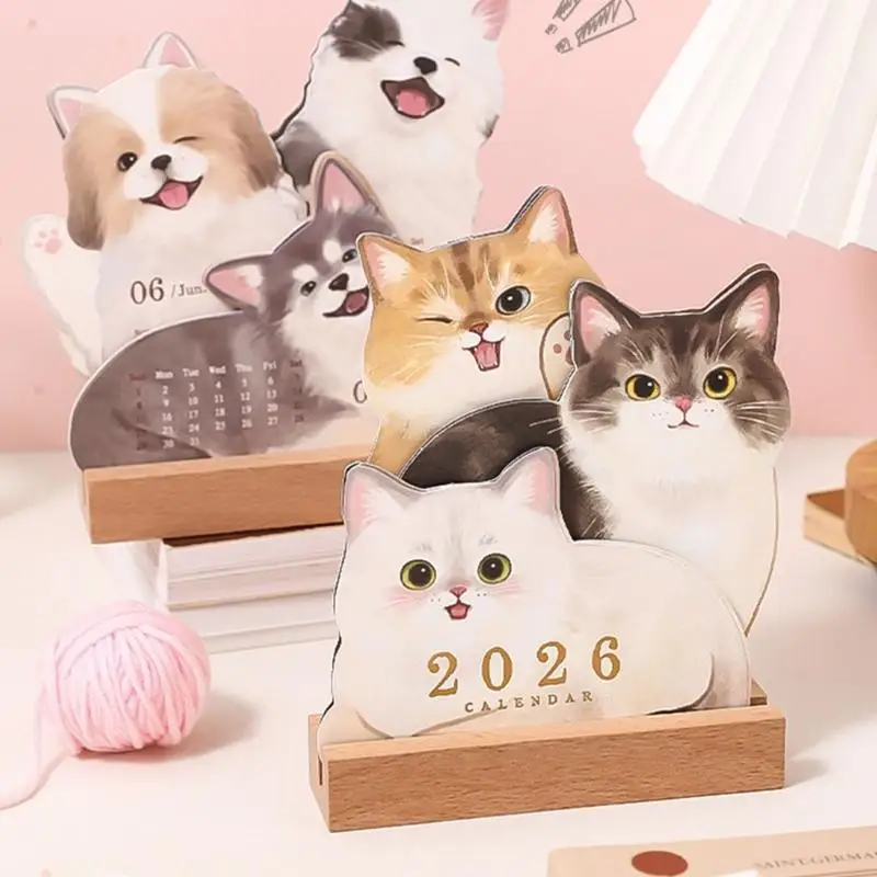 애완동물 친구 테마 책상 달력 베이스 휴일 생일 선물