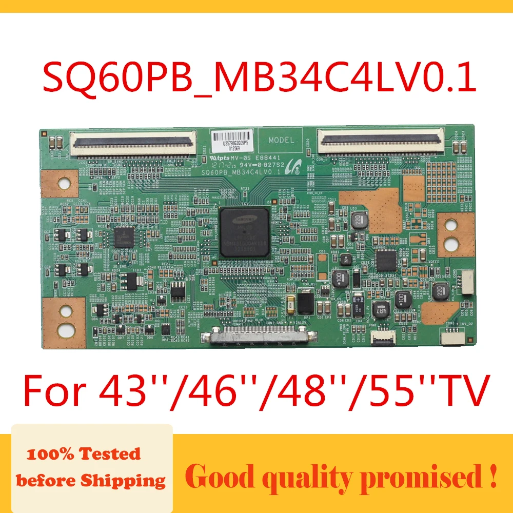 

T-con SQ60PB_MB34C4LV0.1 43''/46''/48''/55'' Board TV 43 46 48 55 Inch Original Logic Board SQ60PB MB34C4LV0.1 Free Shipping