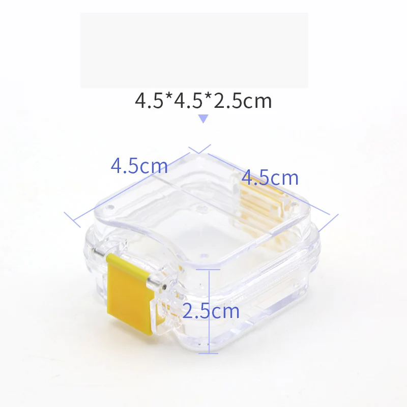 

New Dental Lab Supply 10pcs Plastic Denture Tooth Box With Film High Quality Denture Storage Box Membrane Tooth Box