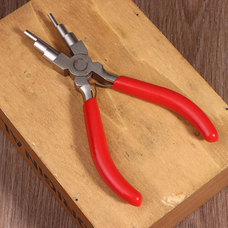 1개 철제 와이어 루핑 6-in-1 베일 제작 플라이어 (그립 핸들 포함) DIY 반..