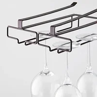 1pcs Japanese Ambry Cup Holder Without Perforation Upside Down Waterlogging Glass Cup Holder Hanging Wine Cup Storage 1