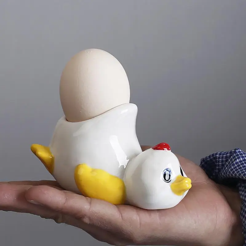 Ceramic Egg Cup Holders Funny Animal Creative Serving Cups Ins Style Egg Holder Cup Breakfast Banquet Eggs Base Kitchen Gadgets