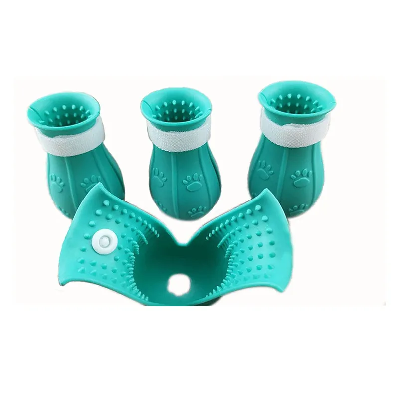 TrendyAdjustableCatFootCoverPetAntiScratchandBiteSilicone