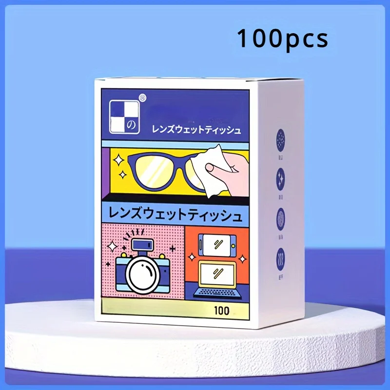 Disposable Anti-Fog & Screen Cleaning Wipes - 100 Pack