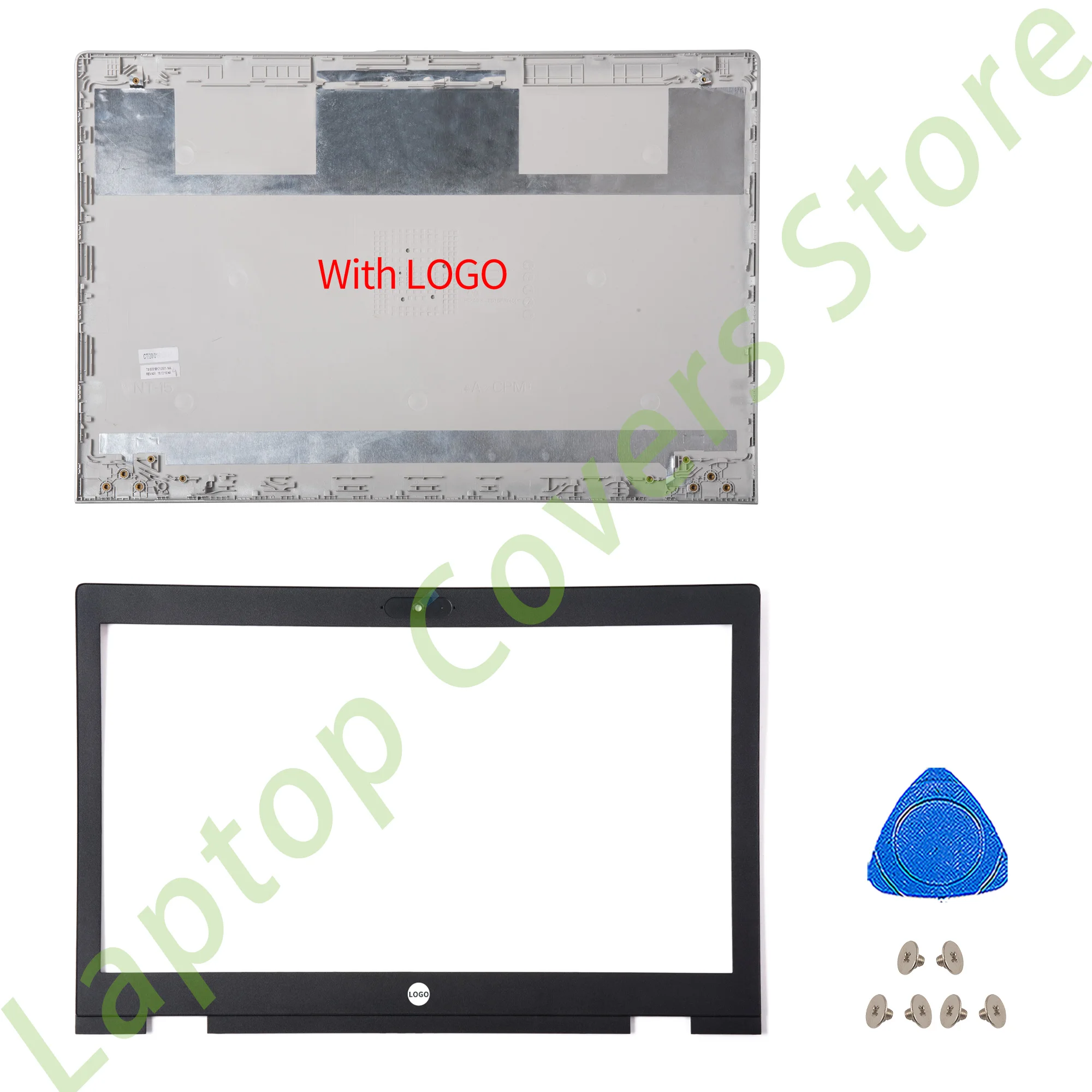 HP Probook 650 G4 G5 655 G4/G5 용 PC 케이스, 논터치 LCD 후면 커버 뚜껑, 후면 상단 전면 베젤 경첩, 노트북 실버 교체, 신제품