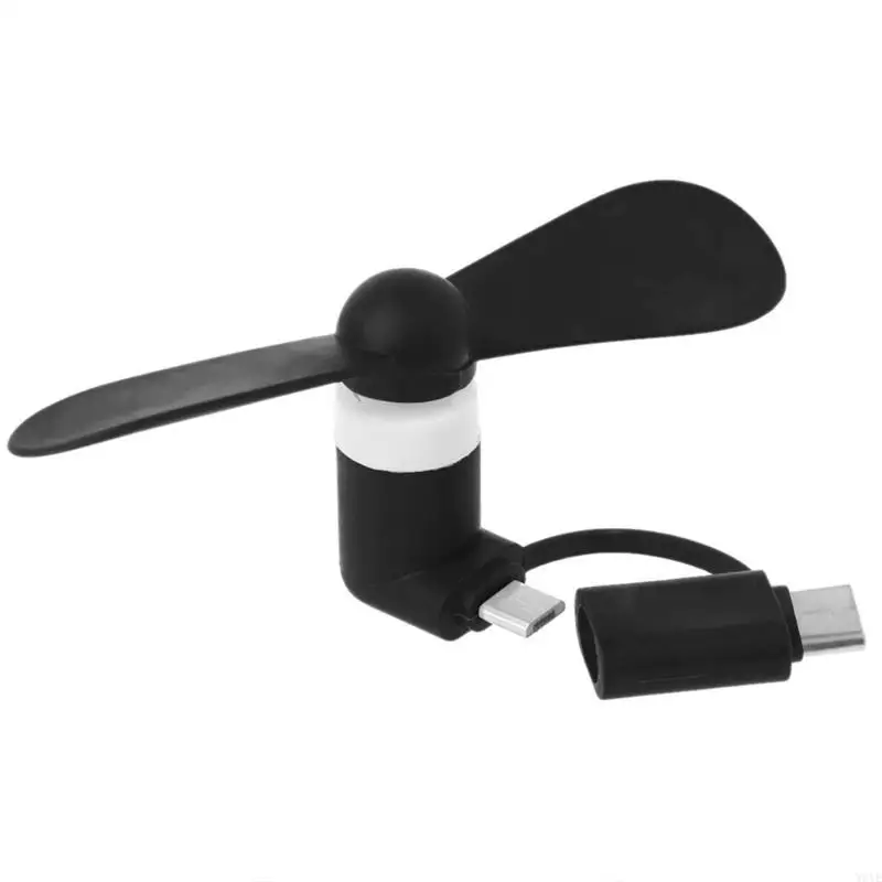Reis draagbare mobiele telefoon mini-ventilator type-c micro USB C koelkoeler draagbaar