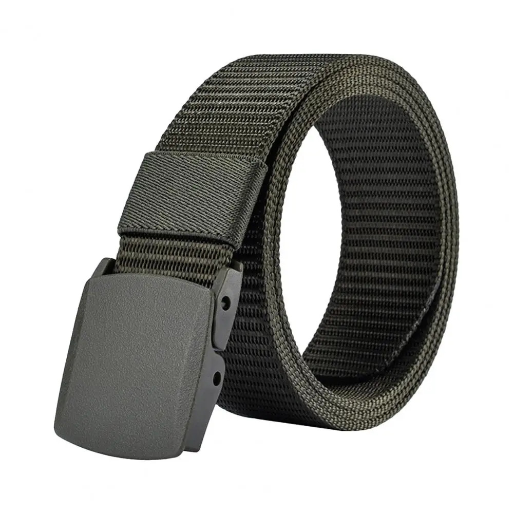 Military Men Belt Army Belts Adjustable Belt Men Outdoor Travel Waist Plastic Buckle Pants 120cm tactical belt