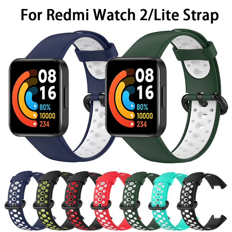 

Silicone Strap For Xiaomi Redmi Watch 2 Lite Watchband Replacement wristband sport band Correa Bracelet XiaoMi Mi Watch 2 Strap