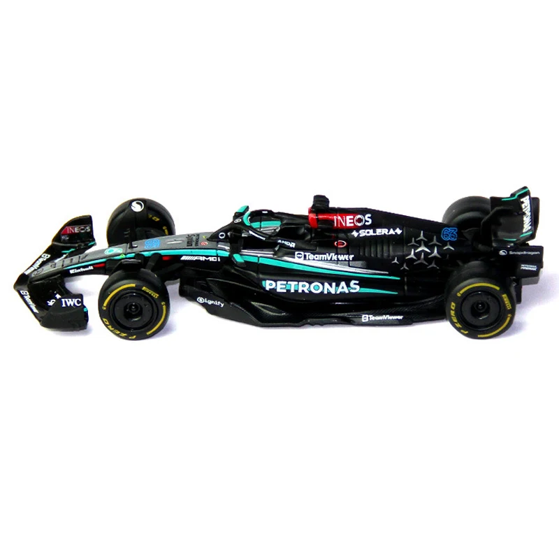 Bburago 1:43 Mercedes-AMG Petronas F1 Team W15 2024 #44 Hamilton #63 George Russell Alloy Car Die Cast Model Toy Collectible 3