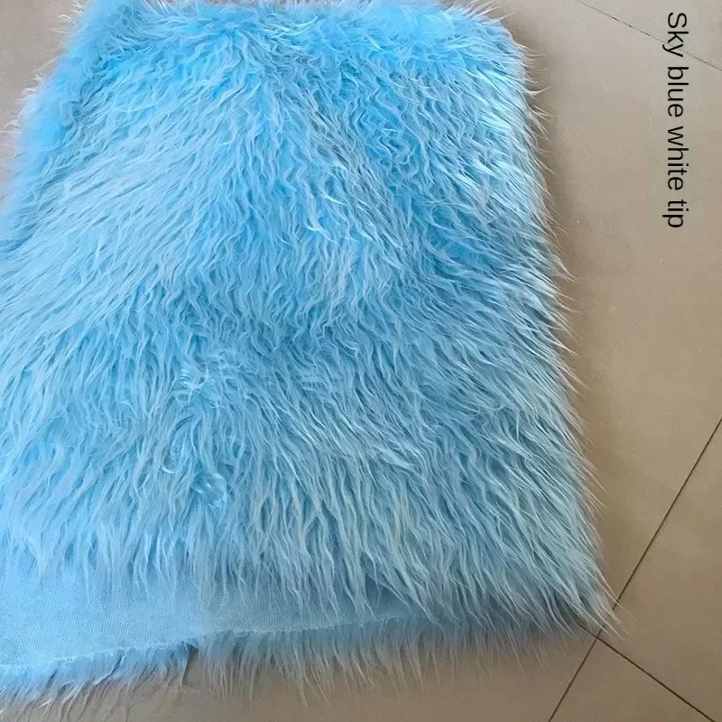 Langes Haar, Plüschstoff, Kunstfell, Meterware, für Polster