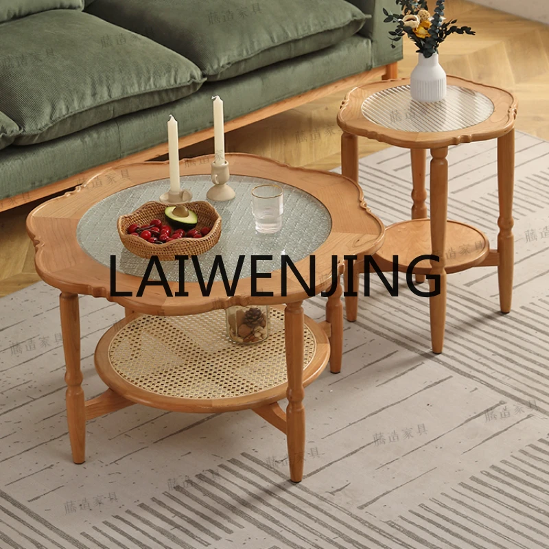 

Кружевной чайный столик RWJ Changhong из массива дерева во французском стиле для гостиной