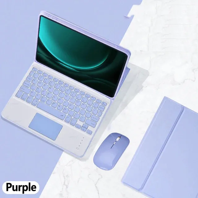 EHLCYS Touchpad Keyboard Case Voor Xiaomi Redmi Pad Pro 12.1 Inch 2024 - Draadloos Toetsenbord Met RGB Verlichting En Muis