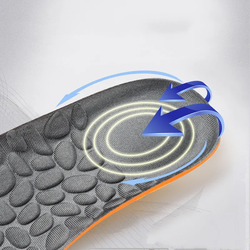 Stretch Memory Foam Insoles Orthopedic Sport Support Insert Woman Men Shoes Feet Soles Pad Orthotic Breathable Running Cushion