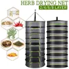 2/4/6/8 Layer Herb Drying Rack Net for Vegetables Flower Plant Mesh Drying Net Bud Dryer Hanging Rack Folding Plant Herb Dry Net 1