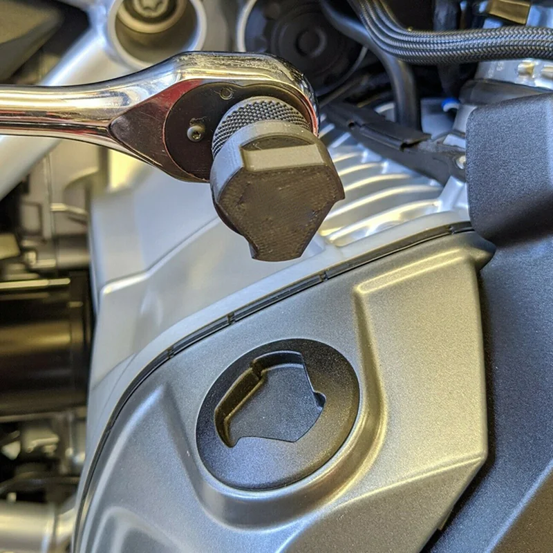 Motorcycle Accessories Oil Filler Cap 3/8" socket Removal Tool for BMW R1200 R1250 GS/R/RT/S/ST 04-22
