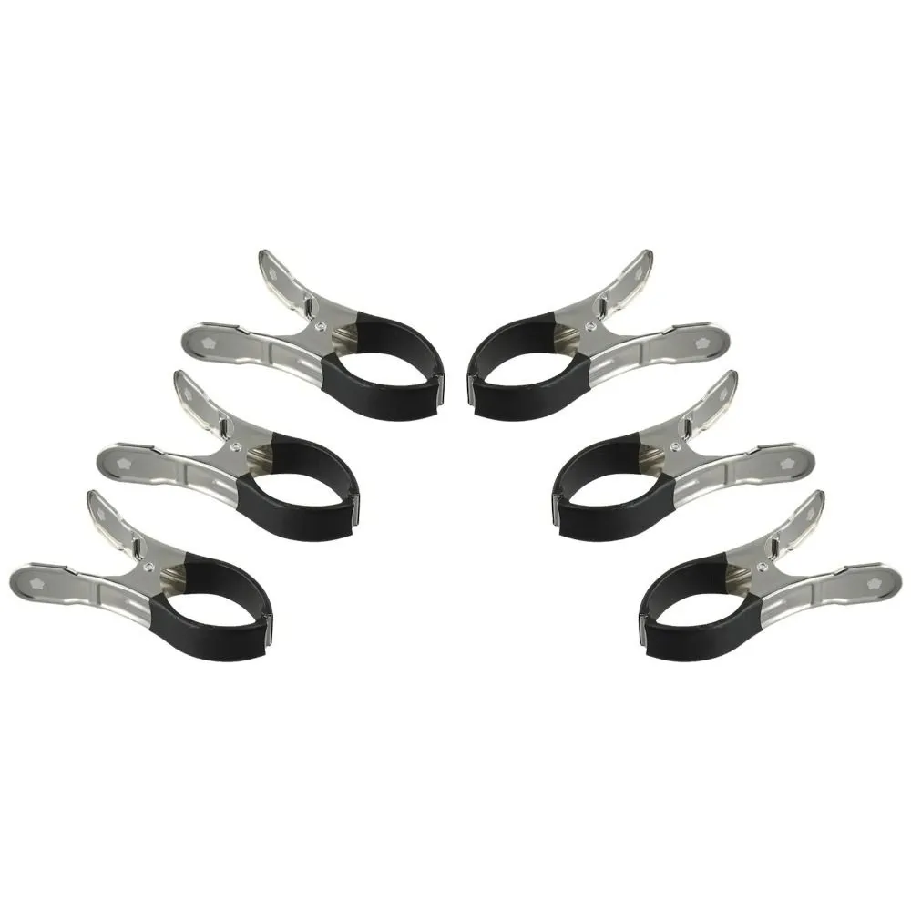 Description Picture 3 of item12Pcs Windproof Pool Cover Clips Stainless Steel Hanger with Plastic Handles Quilt Clip Fasteners Heavy Duty Clothes Pins