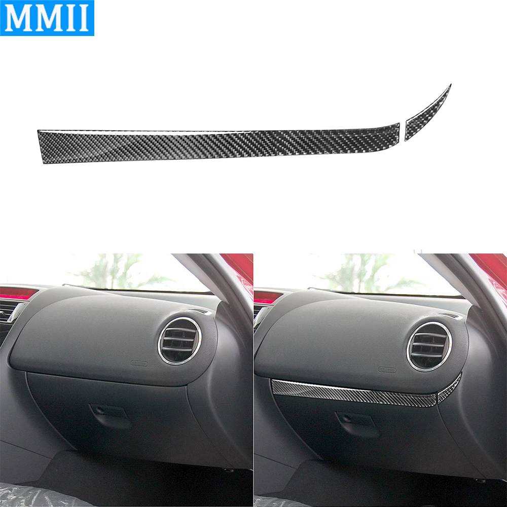 For Mazda Rx8 Rx8 Jm1fe 20042008 Carbon Fiber Copilot Storage Box