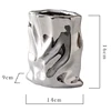 Nordic Ceramic Irregular Vase Electroplating Vase Living Room Office Decoration Simple Modern Flower Arrangement Home Decoration 6