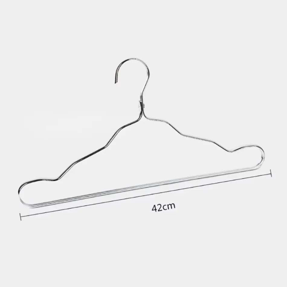 5 Pcs/set Chidren Clothes Hangers Multi-Size Kid Adult Clothes Hanging Rack Wholesale Heavy Duty High Quality Metal Hangers