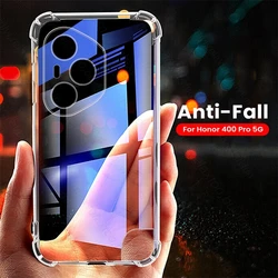 Clear Anti-Yellowing Shockproof TPU Soft Case for Honor 400 CN (Transparent)