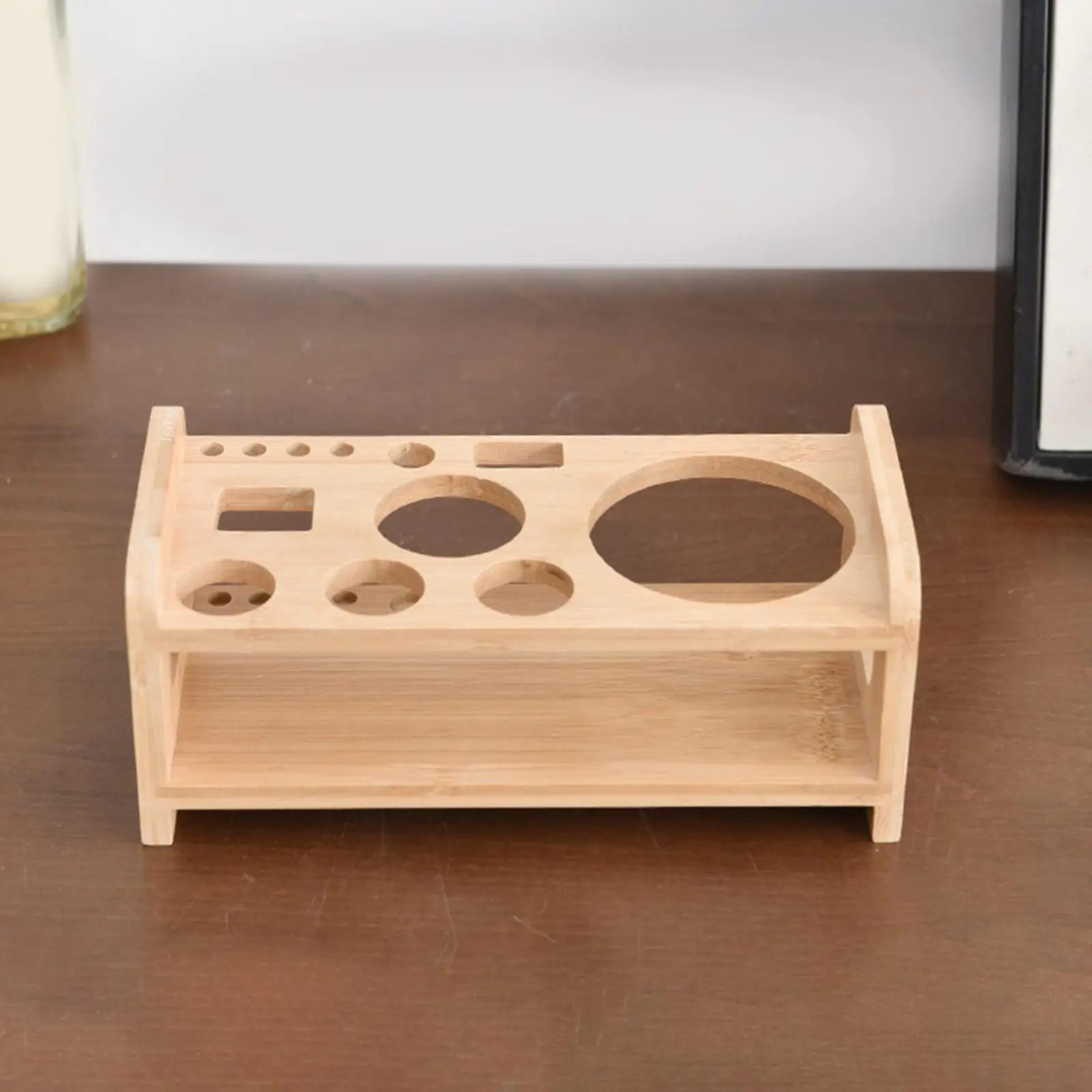 Bartending Tool Stand Wooden Durable Barware Drinkware Set Stable for Bar