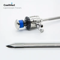 Équipement laparoscopique : Trocars chirurgicaux réutilisables compatibles STORZ, avec système d'étanchéité magnétique à clapet et d'étanchéité en silicone pour la formation. 4