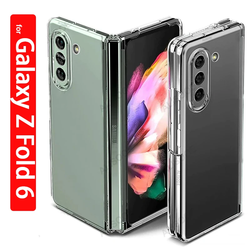 Hd Trasparente Funda Per Samsung Galaxy Z Fold 6 Custodia Ultra Sottile Trasparente Antiurto Capa Per Custodia Samsung Z Fold6
