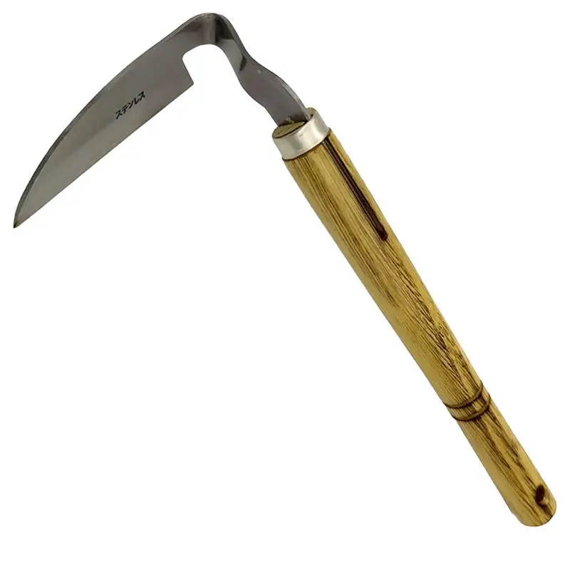 Sickle Garden Tool Digging And Cutting Weeding Remover Scythe Grass Cutter For Quick Work Weeding And Digging For Gardening