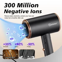 Sèche-cheveux pliable Hatteker 3200W EU, électrique, haute puissance, pour usage domestique, avec 2 réglages de température et ions négatifs pour le soin des cheveux 4